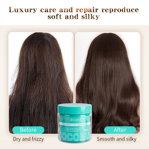 Mascarilla Capilar de Aceite de Coco para el Cuidado del Cabello, Tratamiento de Colágeno Natural para Salón, Anti-Frizz, Reparación de Queratina, Suavizante para Cabello Dañado - Product Image 2