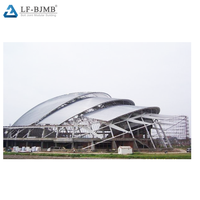 Sistema de Techo de Estructura Espacial de Acero Prefabricado, Estructura de Gran Vano Libre para Conferencias, Exposiciones, Salas de Conciertos