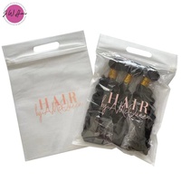 Sac plastique transparent à fermeture éclair pour vêtements, en Poly, avec Logo personnalisé, 100 unités