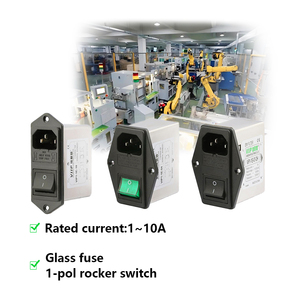 Viip weiaipu VIP1-1E-06 <span class=keywords><strong>EMI</strong></span> RFI Lọc 6A cầu chì Ổ cắm điện với <span class=keywords><strong>switch</strong></span> LC RC mạng - Product Image 5