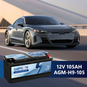 Wholesale <b>12V</b> 105ah Car <b>Battery</b> Lead Acid Start Stop Car <b>Battery</b> Suitable for German Cars - Product Image 1