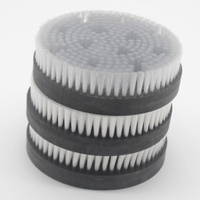 Pas de brosse de nettoyage de disque en nylon quantité minimale de commande personnalisé pour les accessoires d'équipement de nettoyage