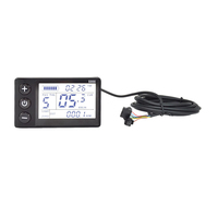 36V 48V 17A 250W 350W 500W Kit Pengontrol Sensor Hall Layar S866 untuk Sepeda Listrik Ebike