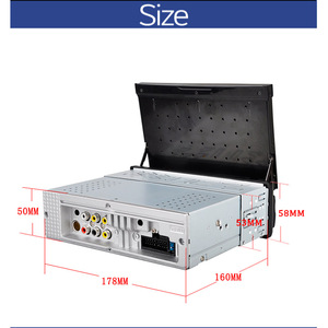เครื่องเล่น <span class=keywords><strong>Mp5</strong></span>ในรถยนต์7นิ้ว1 DIN พร้อมเครื่องเล่นคาร์เพลย์แบบแมนนวลไร้สายสเตอริโอในรถยนต์ BT5.2 FM หน้าจอสัมผัสแบบสากล - Product Image 2