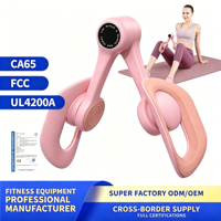 Essence PP TPR Eco-Friendly Adjustable Thigh Trainer Pink Color Home Fitness Leg Inner Thigh Exercise Equipment Portable Thigh