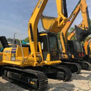 Excavadora de orugas Komatsu 130 PC130 con bajas horas de trabajo en stock original, excavadora de orugas usada de alta calidad de bajo costo para la venta - Product Image 3
