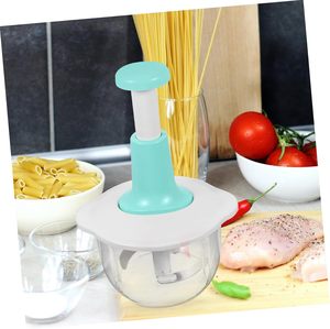 Procesador de Alimentos, Cortador de Verduras, Cuchillo Multiusos de Cocina, Picadora de Carne Tipo Empujable, Mezclador de Verduras - Product Image 4