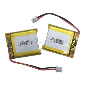 Batteria <span class=keywords><strong>Li</strong></span>-<span class=keywords><strong>Po</strong></span> SUN EASE CE ROHS 5mm 3.7V 500mAh per Smartwatch, Modello 503035 - Product Image 2