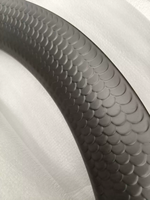 Jeu de roues de vélo de route en fibre de carbone Dragon & Fish Scales pour la personnalisation du cyclisme de loisirs