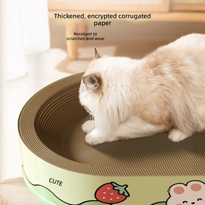 ที่ลับเล็บ<span class=keywords><strong>แมว</strong></span>ขนาดใหญ่พิเศษ รูปทรงน่ารัก ทนทานต่อการขีดข่วน ทำจากกระดาษลูกฟูก <span class=keywords><strong>ของ</strong></span>เล่น<span class=keywords><strong>แมว</strong></span> - Product Image 2