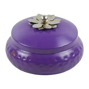 Wholesale Cookies 3 Parts Purple Stacked Regular Storage Jar