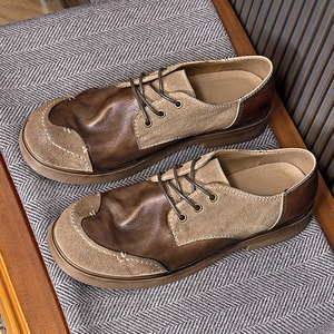 Zapatos de cuero para hombre, formales de negocios, casuales, con suela suave, transpirables, juveniles, retro, modernos. - Product Image 4
