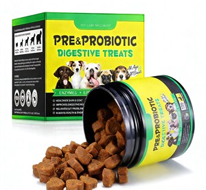 Probióticos para Perros: Golosinas Digestivas, Masticables Prebióticos con Enzimas de Calabaza para la Salud Intestinal, Alivia la Diarrea y el Mal Aliento, Seguro para Peces y Otros Animales - Product Image 1