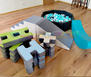 Parque de Juegos Interior para Niños, Área de Juegos Suave, Piscina de Pelotas Gaga Blippi, Gran Venta - Product Image 3