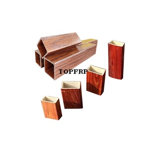 Matériau composite ignifuge en PRF, tube en fibre de verre à grain de bois - Product Image 1