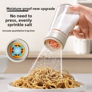 Nuevo Salero de Cocina con Dosificador, Tarro de Cristal para Condimentos con Sello Hermético, Hecho de Plástico y Cerámica - Product Image 1