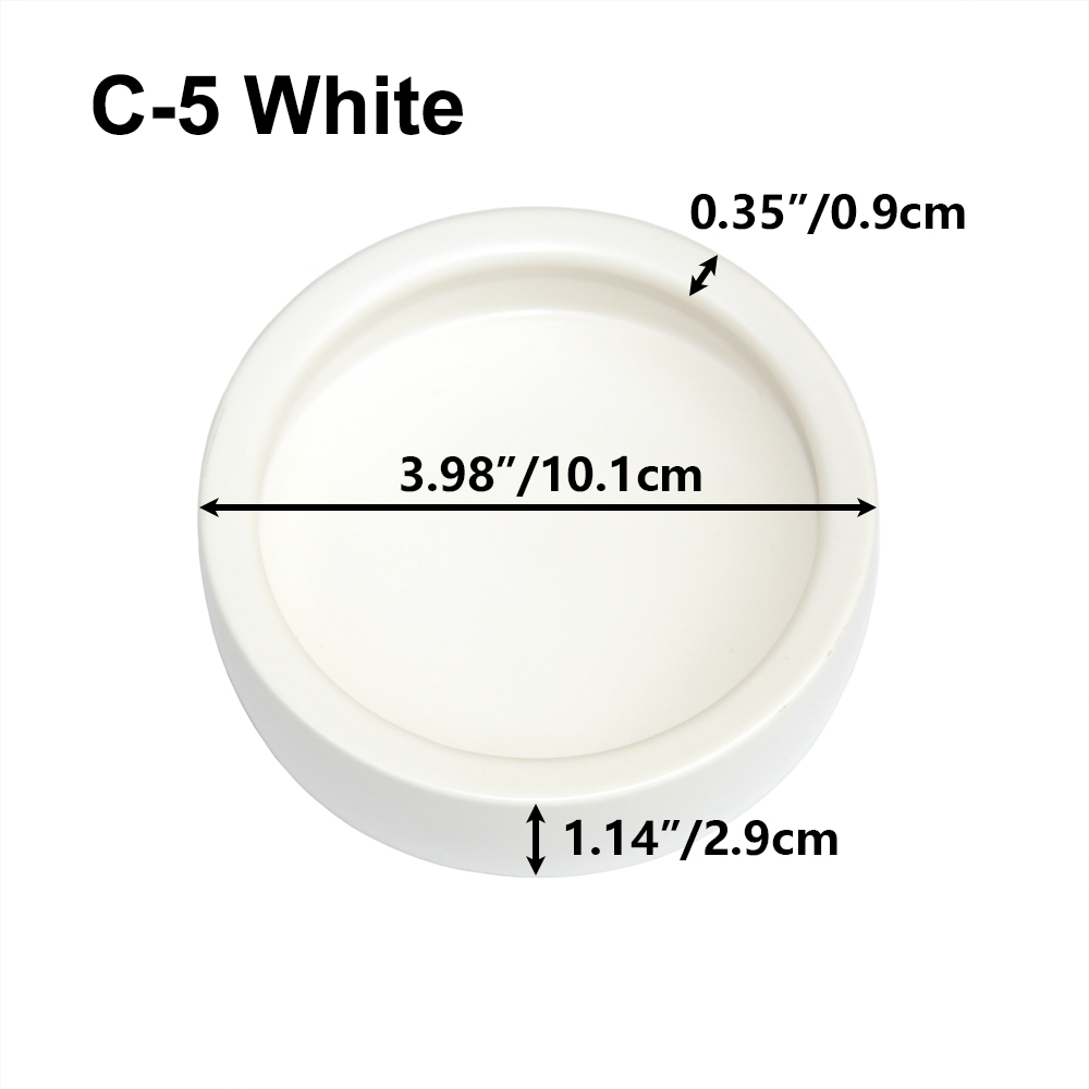 Blanco redondo C-5 de cerámica