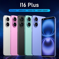 Téléphone portable 100% original 16 Plus avec écran OLED HD de 6,7 pouces 120 Hz, LTE 5G, double SIM, 8 Go de RAM, débloqué d'usine, appareil photo avancé