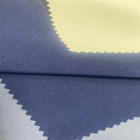 Lot de stock prêt à l'emploi, tissu pour pantalon uniforme, 93% polyester, 7% élasthanne, 155 GSM, extensible dans les 4 sens, tissé