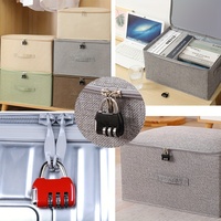 Cadenas à combinaison à 3 chiffres en alliage de zinc thermolaqué antivol, rectangulaire, à levier unique, pour bagages