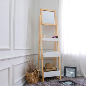 Espejo rectangular de madera para decoración del hogar - Product Image 2