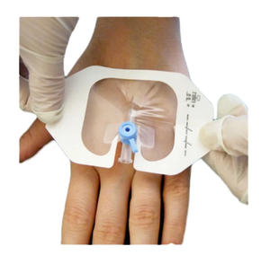 Apósito médico desechable, transpirable e impermeable para fijación de cánula intravenosa transparente, kit de inicio IV - Product Image 1