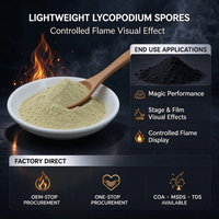Poudre de spores de Lycopodium 100% pure de haute qualité, prix de gros, en vrac, pour feux d'artifice/spectacles de magie