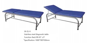 Factory Direct Stainless Steel Patient Bed Hospital Clinic Diagnostic Bed