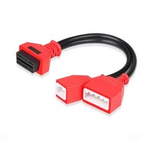 Adaptateur de passerelle pour Nissan 16 + 32 Sylphy 16 broches Câble d'ajout de clé Pas besoin de mot de passe Fonctionne avec Autel IM508 IM608 Lonsdor K518SE