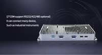 PC Embebido Sin Ventilador I3-10110U a Precio de Fábrica, 4 Puertos COM RS232 RS422, Tel GbE, Entrada Amplia de 9-36V, VGA, HD-MI, RAID 0/1, TPM 2.0 para Uso Médico