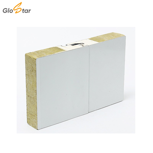 Pannello <span class=keywords><strong>Sandwich</strong></span> in Lana di Roccia a Doppio Strato da 100mm con PU, Ignifugo e ad Alta Capacità di Carico, per Rivestimenti di Magazzini - Product Image 2