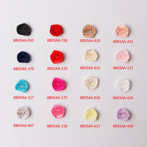 15*15mm iç çamaşırı Mini saten kurdele yay el yapımı kurdele gül - Product Image 1