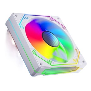 Ventilador de Caja de 120 mm con Flujo de Aire Potente para Refrigeración de PC, Alto Rendimiento, LED RGB F3, Iluminación Vibrante y Refrigeración Eficiente para PC - Product Image 1