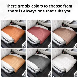 Роскошные кожаные накладки на сиденья автомобиля и подушки для ног в стиле авиации от производителя, нескользящие, комфортные - Product Image 6