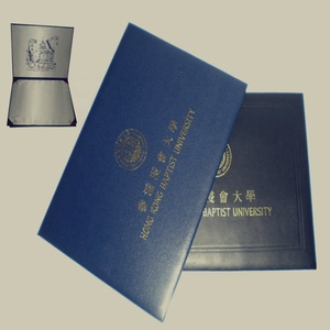 Nhà Máy biểu tượng tùy chỉnh A4 Hạt Da tốt nghiệp bằng tốt nghiệp bìa giấy chứng nhận chủ thư mục cho 2 độ - Product Image 4