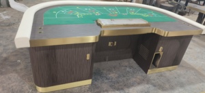 Software di gioco d'azzardo 7 in 1 giochi di intrattenimento tavoli da Poker per famiglie di lusso in marmo casinò Baccarat tavolo con sistema di visualizzazione - Product Image 4