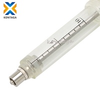 Pistolet d'injection de vaccin pour animaux TPX de 10/20/30/50ml Seringue vétérinaire en acier plastique sans écrou de dose pour ferme d'élevage