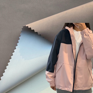 300t Matte Polyester pongee vải 50D * 50D TPU màng không thấm nước 10000mm 200g/m² thoáng khí áo khoác ngoài trời Áo khoác mùa đông - Product Image 1