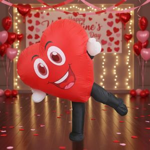 Disfraz de Corazón de San Valentín para Hombre y Mujer, Disfraces Divertidos Rojos para Cosplay, para Aniversario, Fiestas - Product Image 2