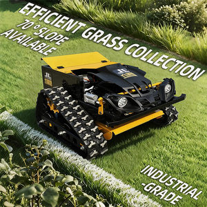 เครื่องตัดหญ้าแบบรีโมทไฮบริดแก๊ส-ไฟฟ้าคุณภาพสูงระดับมืออาชีพ พร้อมระยะควบคุม 100 เมตร สำหรับใช้งานอุตสาหกรรม DIY ในพื้นที่เกษตรกรรม - Product Image 1