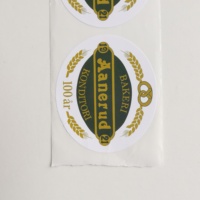 Etiquetas Adhesivas Personalizadas de PET/PVC Resistentes al Agua y a Desgarros, Impresión UV, Formas Ovaladas/Redondas, Precio de Fábrica