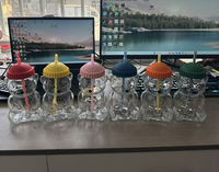 Verres à boire en forme d'ours au design classique, mignons, en forme de dessin animé, pour café, jus, avec paille, pour thé et lait, utilisation en restaurant
