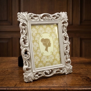 <span class=keywords><strong>Cornice</strong></span> Portafoto in Resina Traforata Stile Antico, <span class=keywords><strong>Cornice</strong></span> Vittoriana <span class=keywords><strong>Dorata</strong></span> Effetto Invecchiato Shabby Chic per Ritratti, Matrimoni, Regali Nuziali - Product Image 5