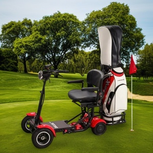 FOLD 2 Golf Four-wheel Brushless Lithium <strong>Battery</strong> Waterproof <strong>Mobility</strong> <strong>Scooter</strong> with 20km/h Max Speed - Product Image 1