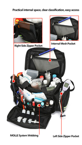 Bolsa Médica de Emergencia Impermeable Oxford, Bolsa de Trauma Multifuncional de Gran Capacidad, Bolsa de Primeros Auxilios Portátil - Product Image 3