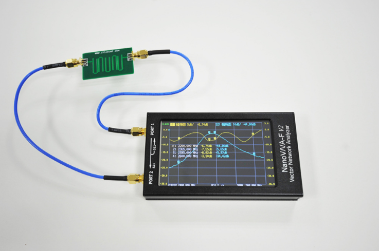 新しい NanoVNA-F V2 3GHz ベクトル ネットワーク アナライザ 4.3