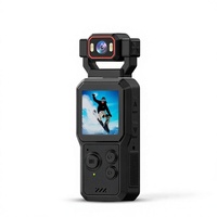 Mini caméra d'action 4K D1 avec objectif rotatif à 270 degrés, WiFi sans fil, caméra sportive portable, enregistreur vidéo extérieur