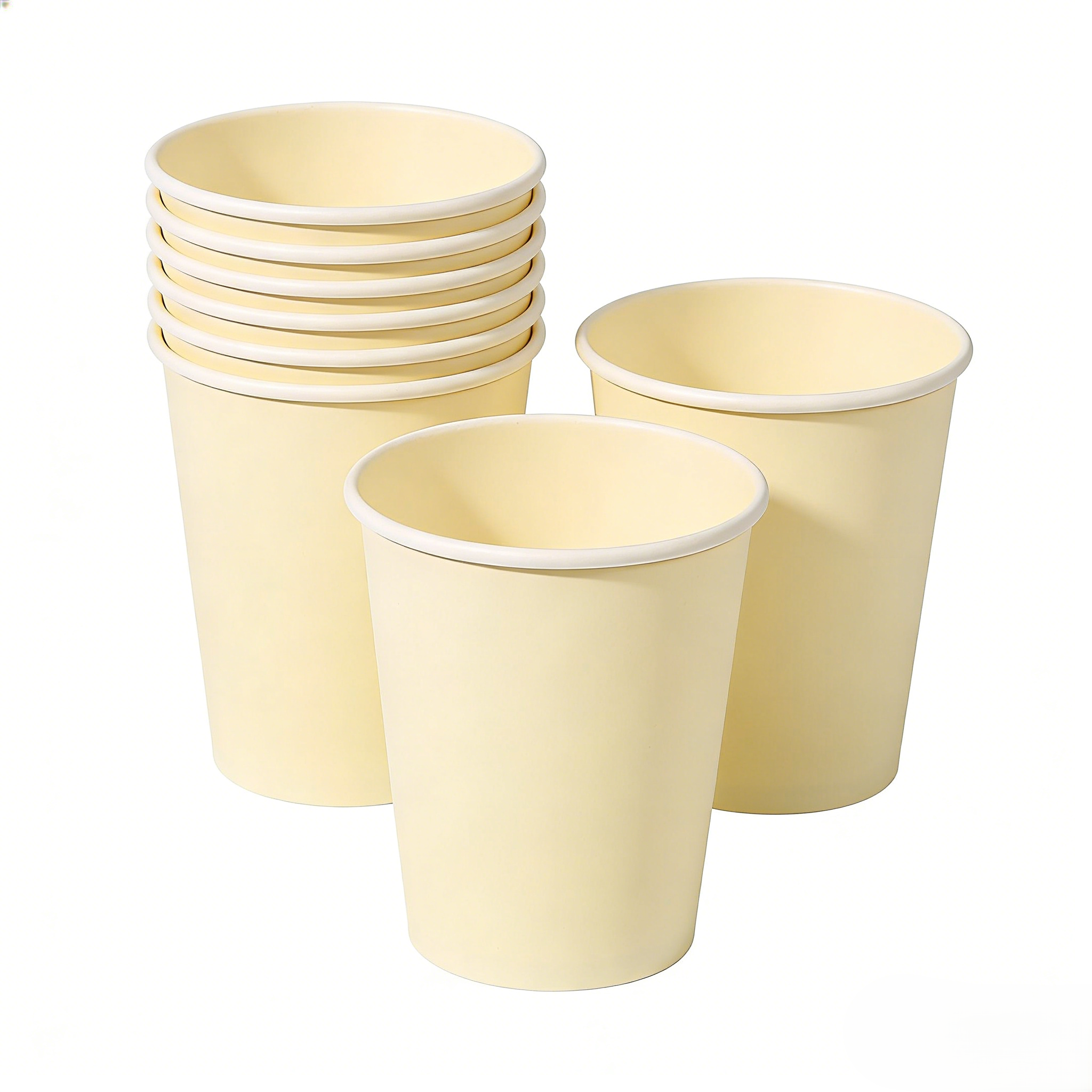 Vaso de papel de 9 oz * 10 unidades * Beige