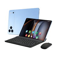 Tablet PC Android 14 10.1 inci 17 Pro Max untuk Penggunaan Kantor, Dual SIM, Panggilan Telepon, 8+128GB, WIFI, 3G, 4G, Dilengkapi Keyboard