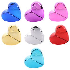 Botella de perfume portátil de 25 ml con forma de corazón, con pulverizador a presión, botella de repuesto para perfume. - Product Image 1